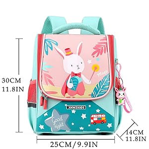 Yanlu School backpack, girls, nursery bag, backpack, Toddlers, children's backpack, hellgrün, standard size, Casual