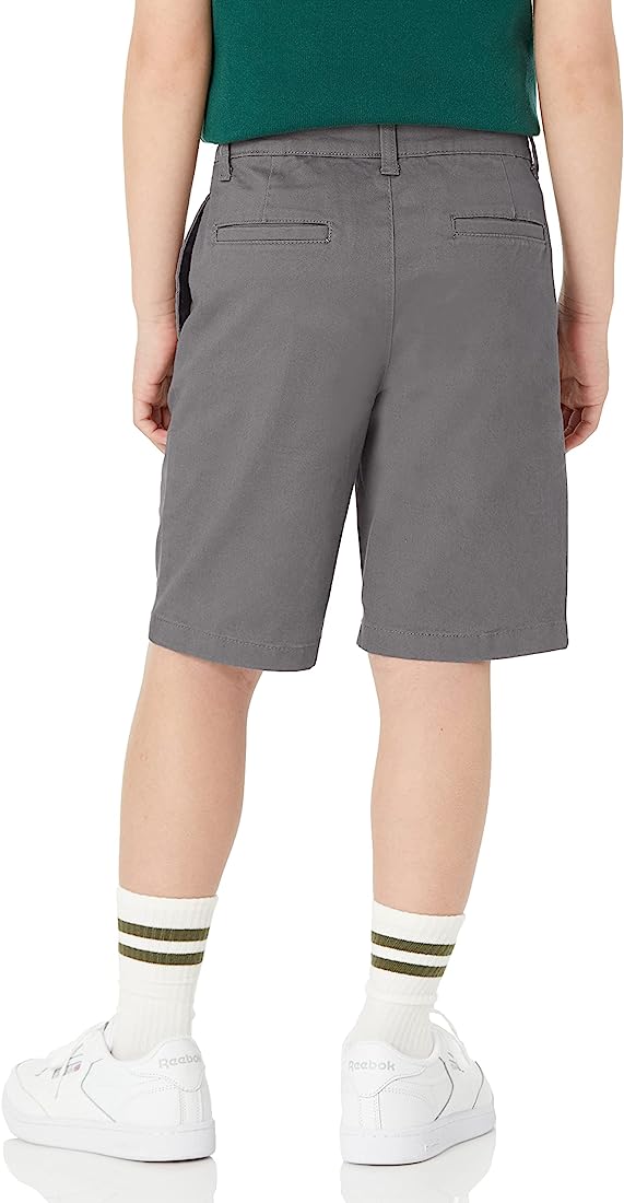 Amazon Essentials Fabric Pleated Bermuda Shorts (Wrinkle Resistant) Kids & Teens, 9YAER