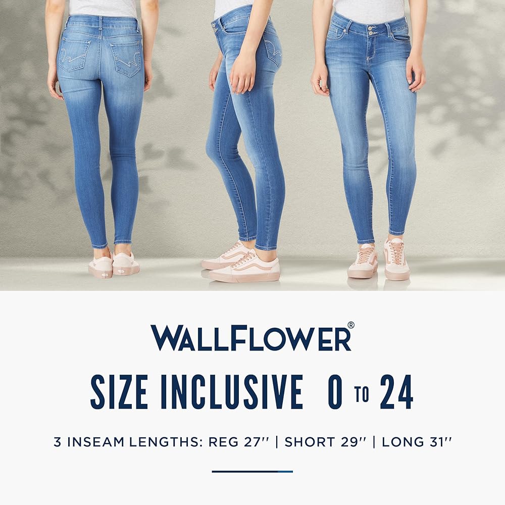 WallFlower Damen Instasoft Ultra Fit Skinny Jeans