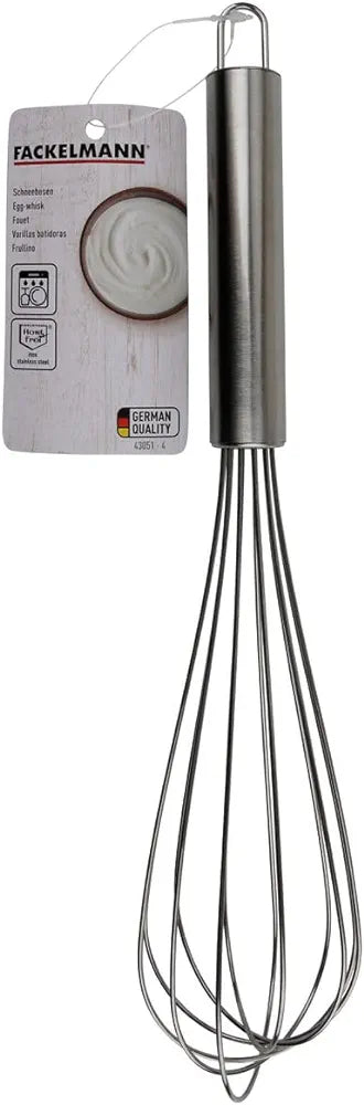 Fackelmann Stainless Steel Whisk Sticks, Stainless Steel, 26 cm, 1 Unit