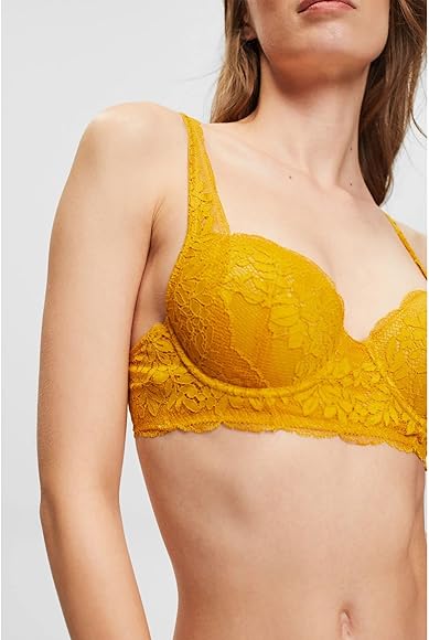 ESPRIT Women's Seasonal Lace RCS CL AS .pad Padded Bra. Size 95C