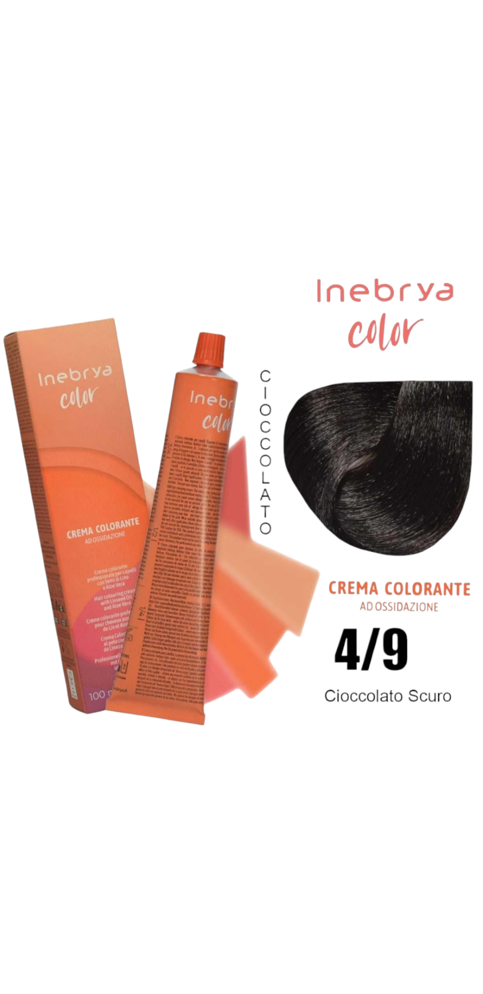 Inebrya Chocolate Colour 4/9 Dark Chocolate 100 ml