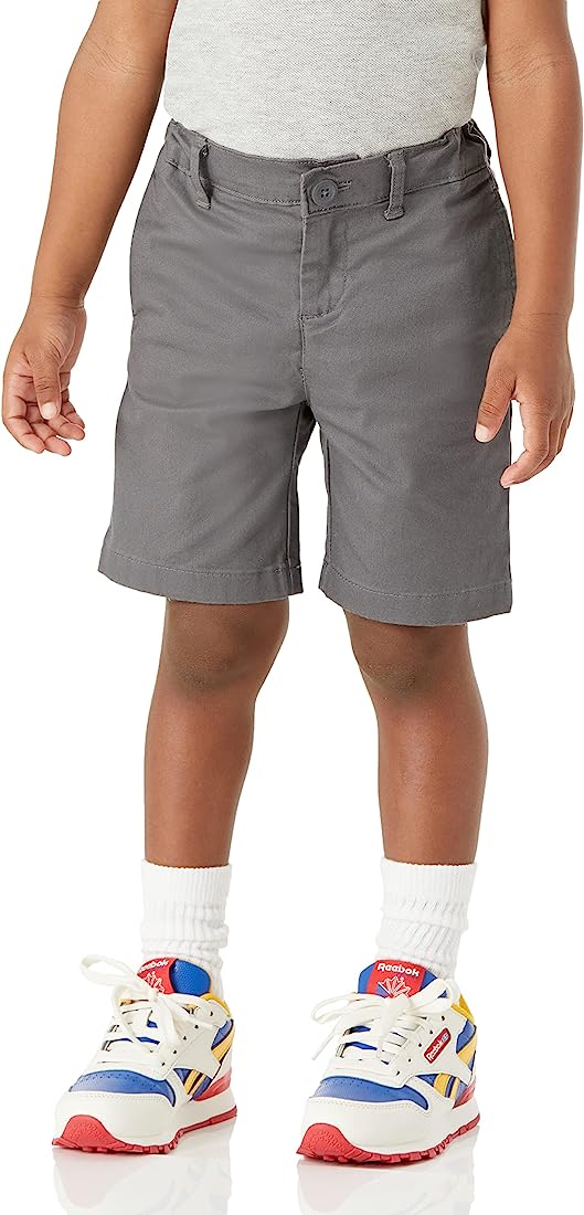 Amazon Essentials Fabric Pleated Bermuda Shorts (Wrinkle Resistant) Kids & Teens, 9YAER