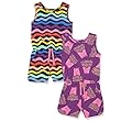 Amazon Essentials Sleeveless Knit Onesies (formerly Spotted Zebra) Girls and Girls, 2-Pack