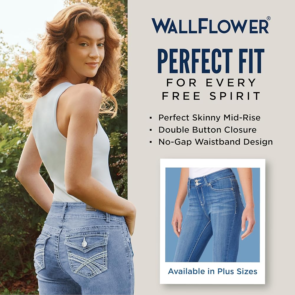 WallFlower Damen Instasoft Ultra Fit Skinny Jeans