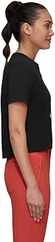 Mammut Women's Massone T-Shirt Cropped Lettering