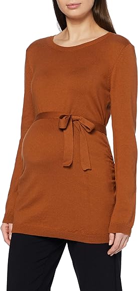 ESPRIT Maternity Women's sweater LS pullover. (Sweater Ls) - Toffee Brown - 252, size: xl