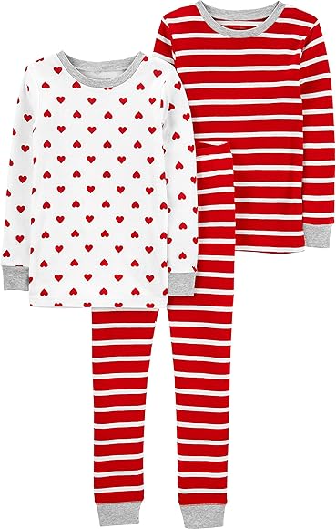 Simple Joys by Carter's Unisex Kid's Pajama Set (Pack of 3)
