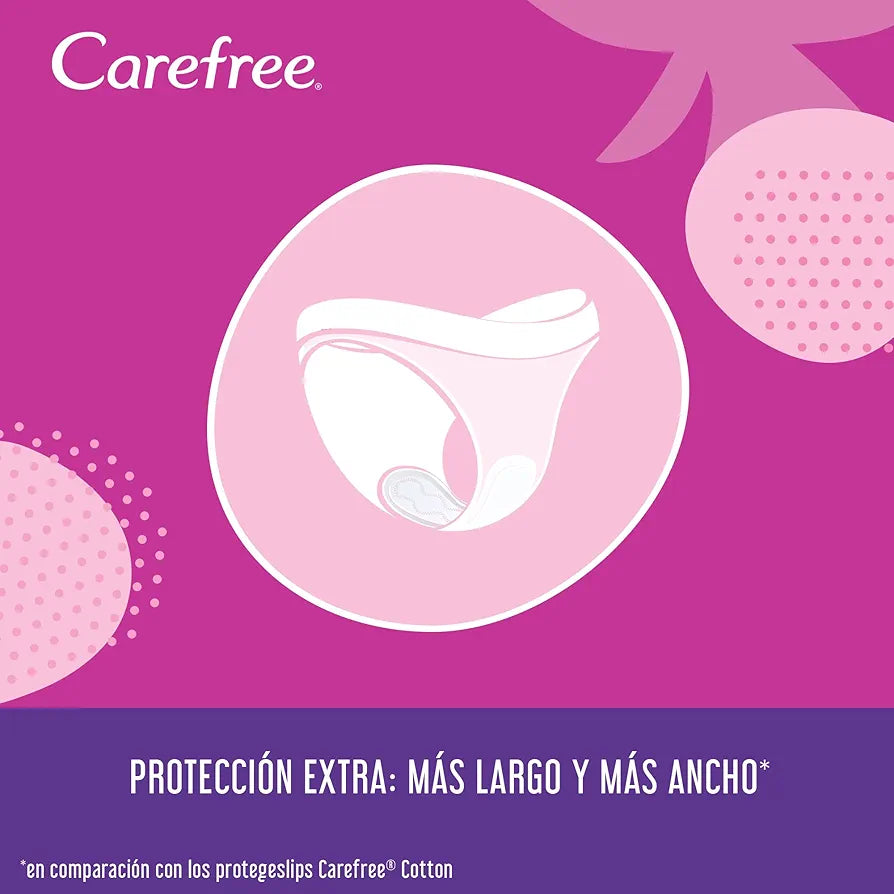 Carefree Pantyliners Plus Large Light Fragrance, 20 Units