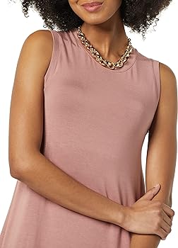Amazon Essentials Ladies Tank Top Swing Dress
