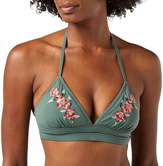 Iris & Lilly Women's Halter Bikini Top