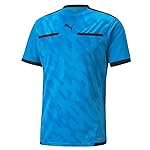 PUMA TeamLiga Men's Referee Jersey, Blue Black