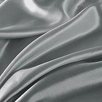 Madison Park Essentials Satin Sheet Set Luxury and Silky with Natural Sheen, Premium 16" Deep Pocket, All Around Elastic - Year-Round Bedding, King, Grey, 6 Piece