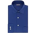 Van Heusen Suit Shirts Regular Fit Lux Sateen Stretch Solid Color Elegant Men