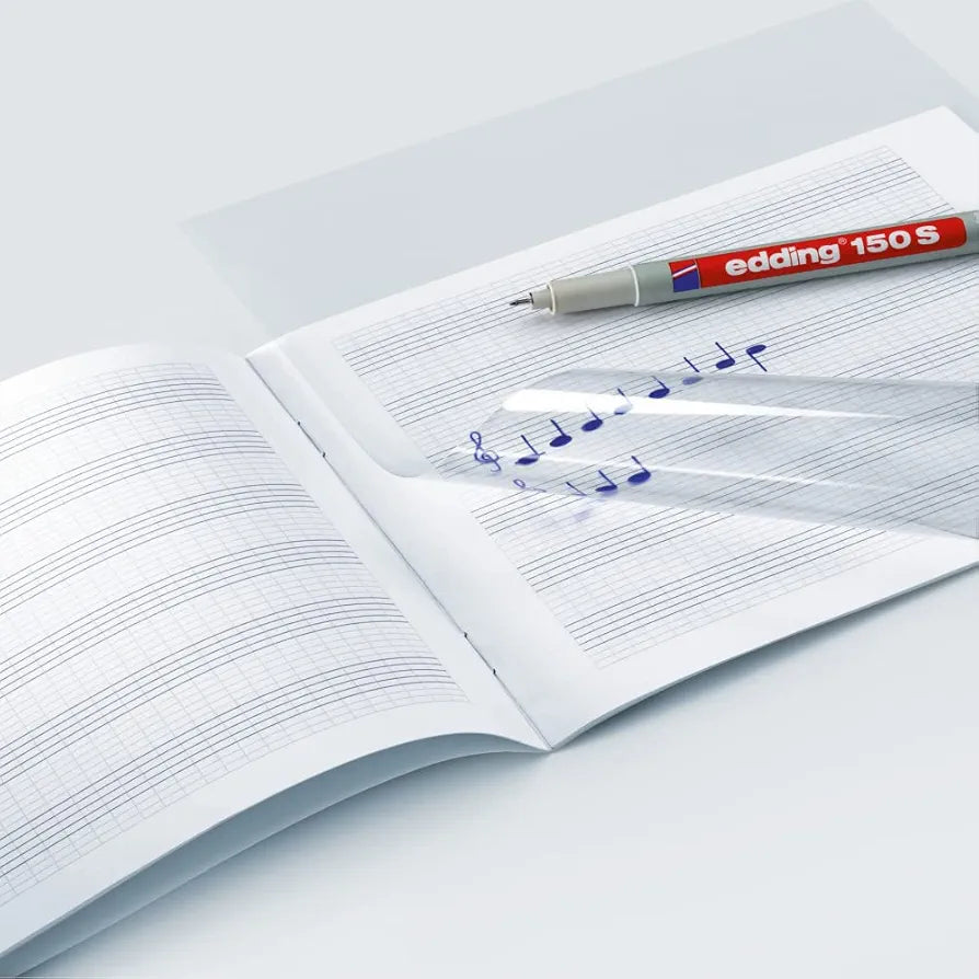 edding 150 S stylo non-permanent - noir - 10 stylos-plume ronde,3 mm -stylo pour écrire sur le verre, le plastique,les feuilles et les surfaces lisses-séchage rapide, peut être corrigé avec de l'eau