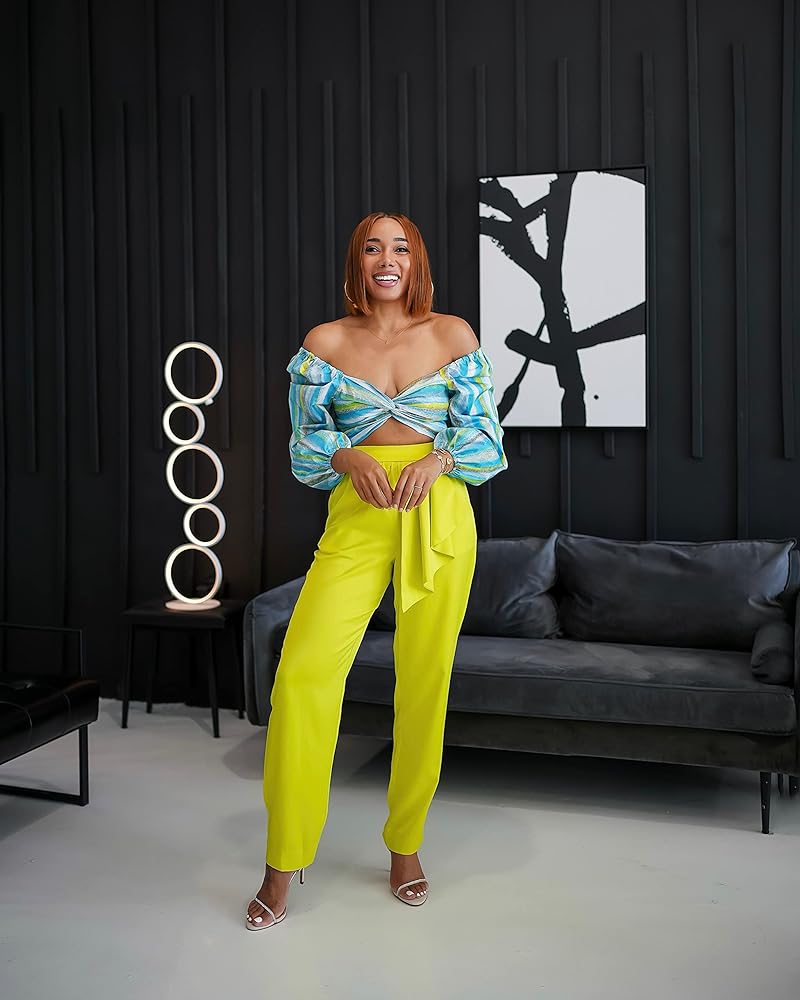 The Drop Sulphur Spring Drape Ruffle Pants by @hintofglamour