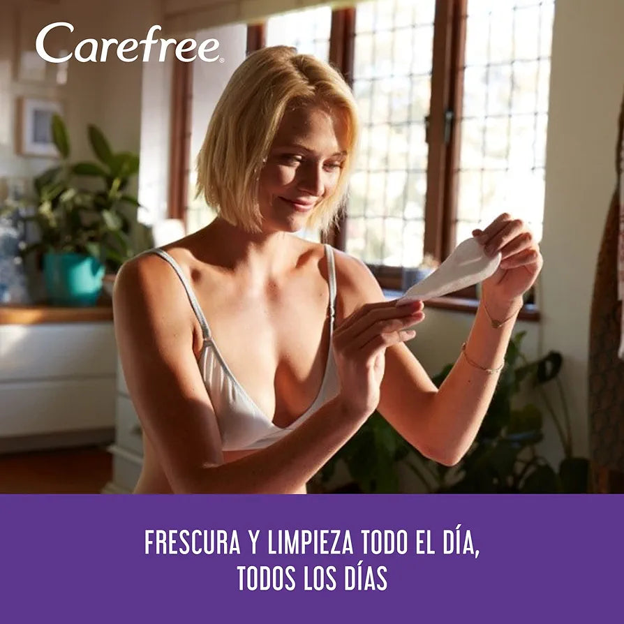 Carefree Pantyliners Plus Large Light Fragrance, 20 Units