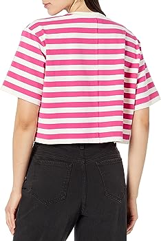 The Drop Women's Sydney Short Cropped Crew Neck T-Shirt