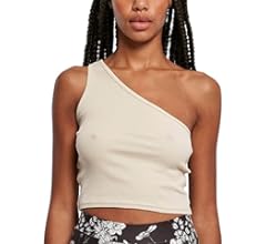 Urban Classics Ladies Cropped Asymmetric Sports Tank Top Femmes Top Short Cut Tailles XS - 5XL
