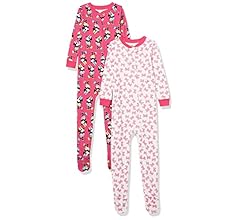 Amazon Essentials Disney Baby Girls' Snug-Fit Cotton Pyjamas