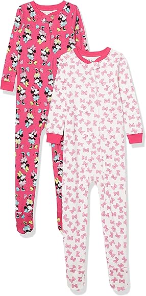 Amazon Essentials Disney Baby Girls' Snug-Fit Cotton Pyjamas