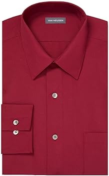 van heusen Suit Fitted Shirt Poplin Solid Elegant Men