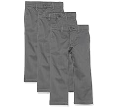 Amazon Essentials Straight Fit Straight Fit Khaki Chinos Kids & Teens Pants, 5YEARS / 10 YEARS