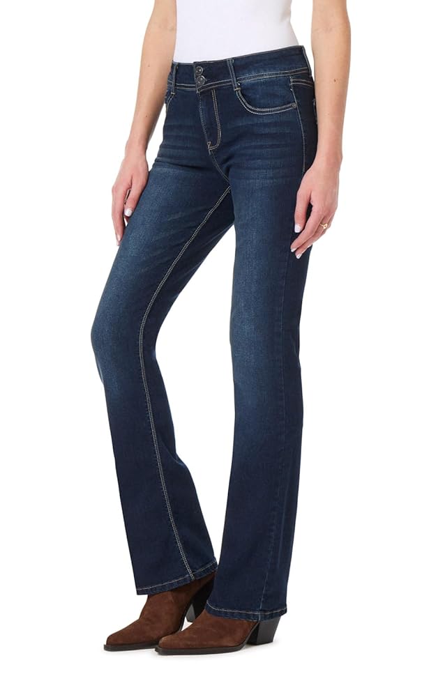 WallFlower Women's Instastretch Luscious Curvy Bootcut Jeans