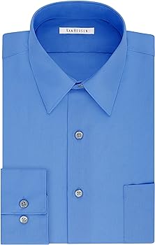 Van Heusen Dress Shirt Regular Fit Flex Collar Stretch Solid Tuxedo Shirt, Matte Men