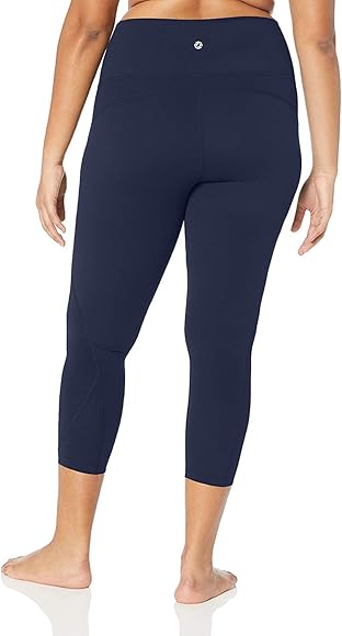 Core 10 Second Skin Legging de Yoga Court, 7/8, Taille Haute, 61 cm Femme