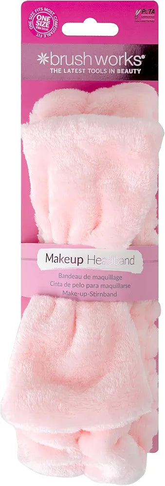 Brushworks Makeup Headband - Pink