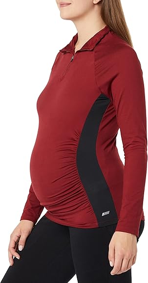 Amazon Essentials Women's Maternity Half Zip Sports Jacket