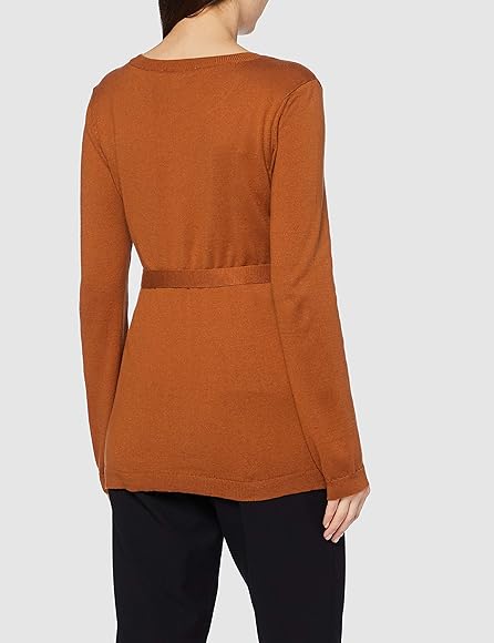 ESPRIT Maternity Women's sweater LS pullover. (Sweater Ls) - Toffee Brown - 252, size: xl