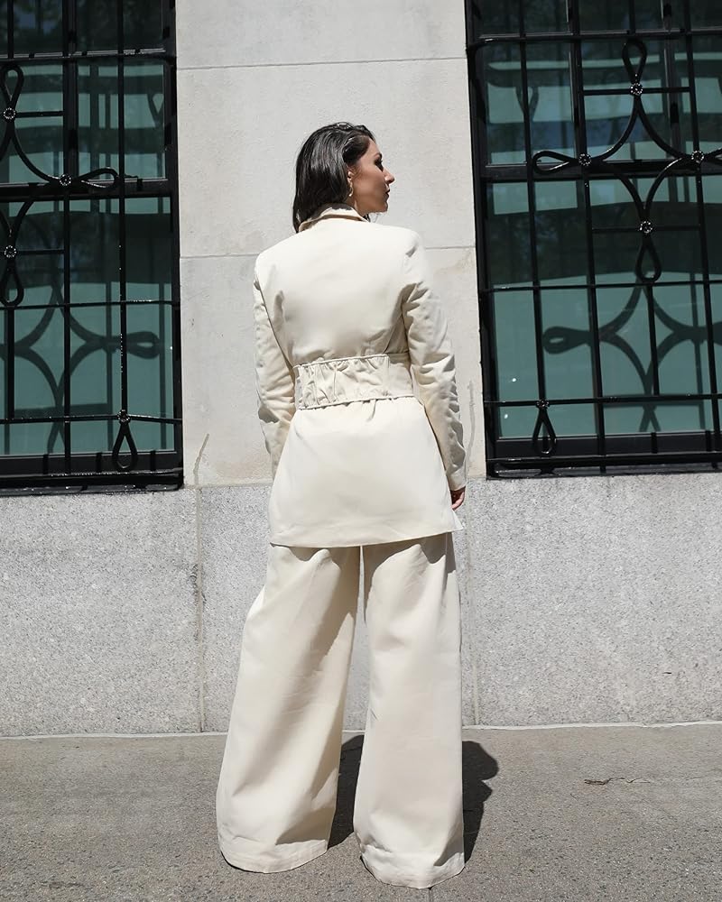 The Drop Women's Crème Brulee Corset Waist Blazer by @Ivanka.dekoning Coats