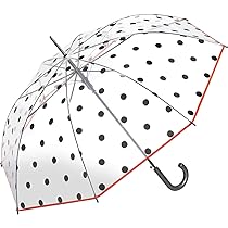 Black Transparent Automatic Umbrella