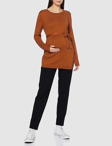 ESPRIT Maternity Women's sweater LS pullover. (Sweater Ls) - Toffee Brown - 252, size: xl