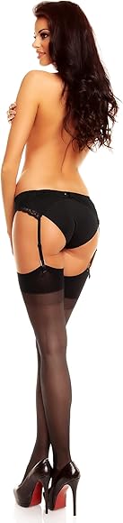 Glamory Damen Suspender Stocking