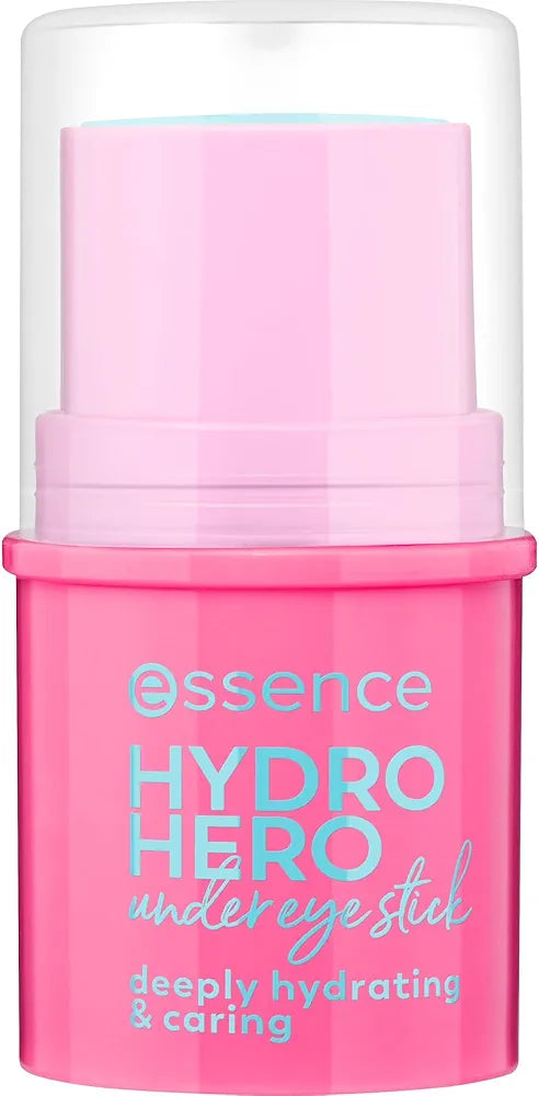 essence Hydro Hero Under Eye Stick, Eye Care, Transparent, with Vitamins, Nourishing, Soothing, Translucent, Vegan, Oil-Free, Perfume, No Alcohol, Pack of 1 (4.5 g)