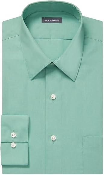 van heusen Suit Fitted Shirt Poplin Solid Elegant Men