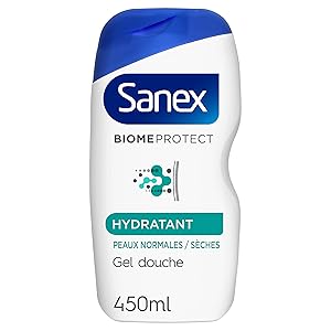 Sanex Biomeprotect Dermo Moisturising Shower Gel Prebiotic Microbiome-Friendly 450 ml