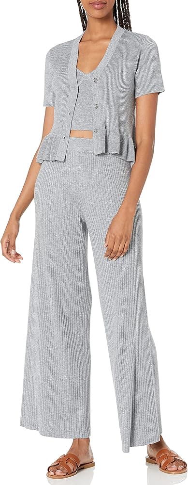 The Drop Catalina Women's Pull-On Rib Sweater Trousers