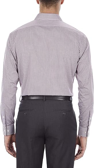 Van Heusen Men's Dress Shirt Regular Fit Flex Collar Check