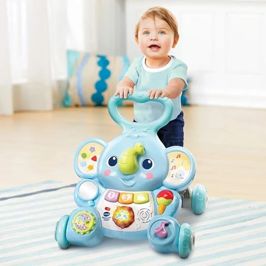 VTech - Trottino Elephant - Interactive Walking Walker / Toy 9-36 Months - French Version