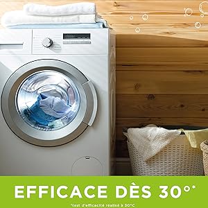 Maison Verte - Detergent - Capsules 0% Allergens - Very Sensitive Skin - Perfume Free - Ecolabel - 20 Washes