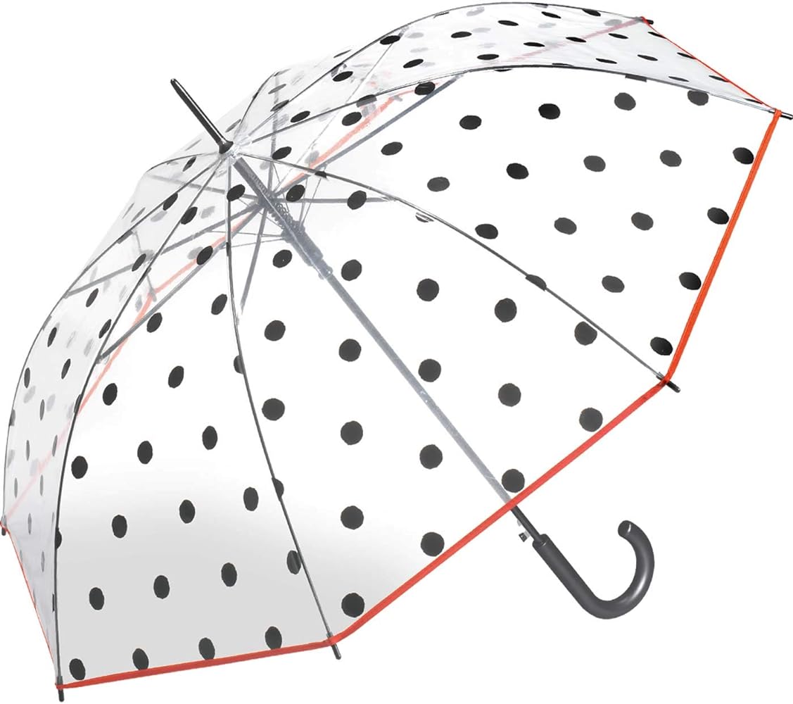 Black Transparent Automatic Umbrella