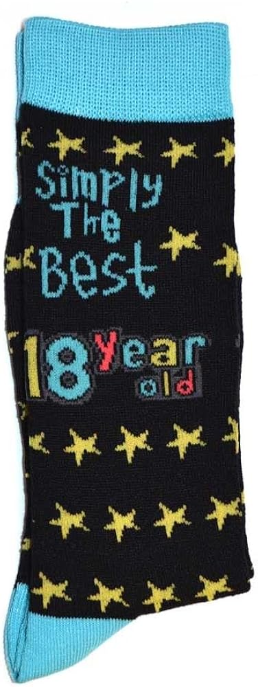 SHATCHI Unisex Socken Simply The Best 16 Years Old Geschenk Socken zum 16. Geburtstag, Andenken, Geschenk für Sie und Ihn (1er Pack)

4.5 4.5 out of 5 stars (1,280)

200+ bought in past month