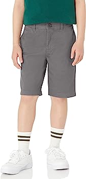 Amazon Essentials  Fabric Pleated Bermuda Shorts (Wrinkle Resistant) Kids & Teens, 9YAER