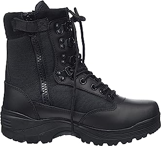 Normani Outdoor Sports Tactical Boot, Combat Design, Genuine Cowhide Leather and 1200D Nylon