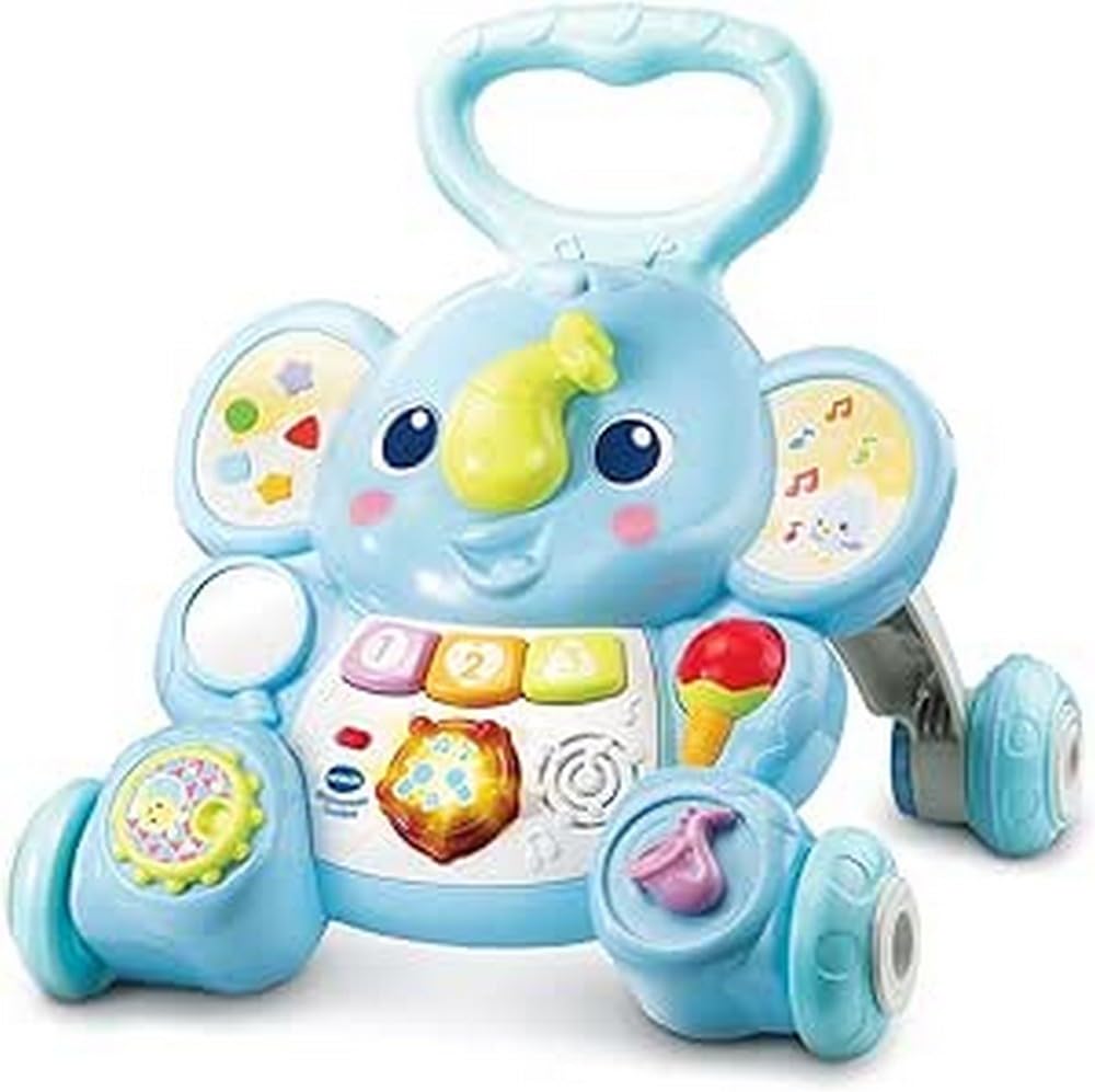 VTech - Trottino Elephant - Interactive Walking Walker / Toy 9-36 Months - French Version