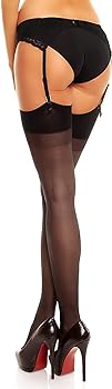 Glamory Damen Suspender Stocking